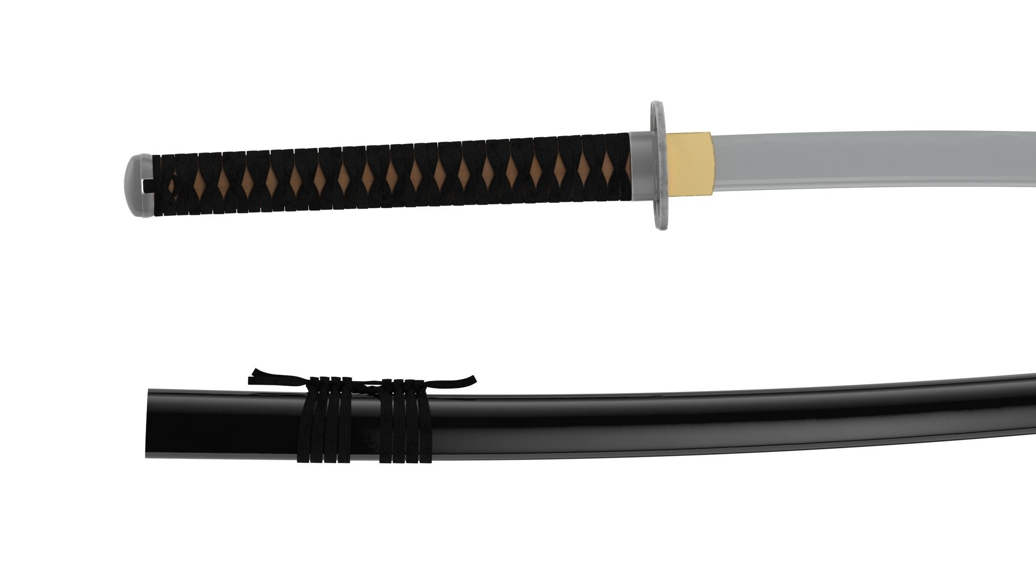 Iaito Sword 3D model_7
