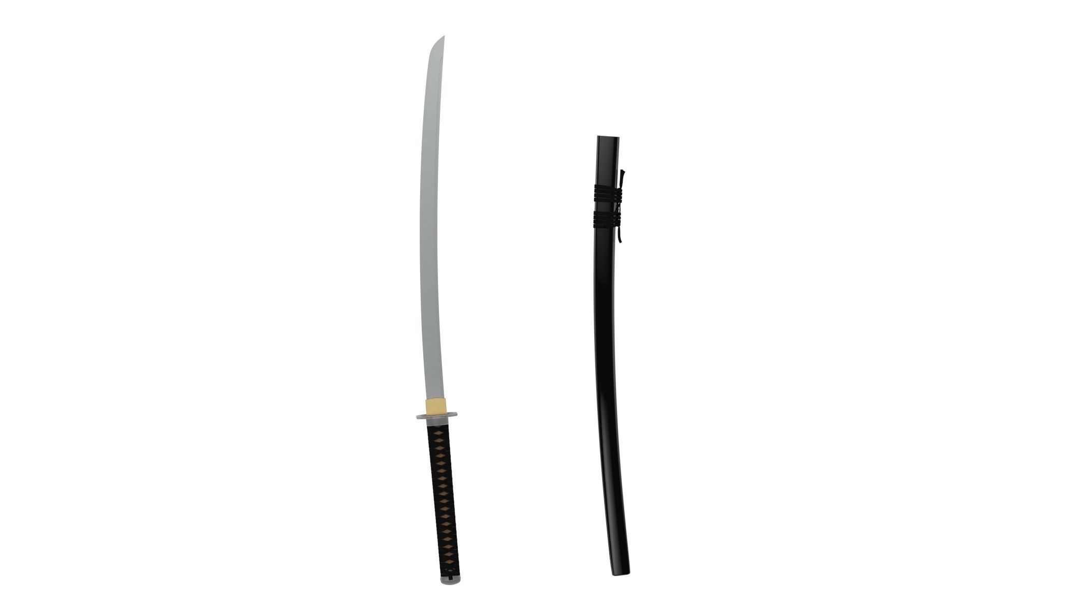 Iaito Sword 3D model_5