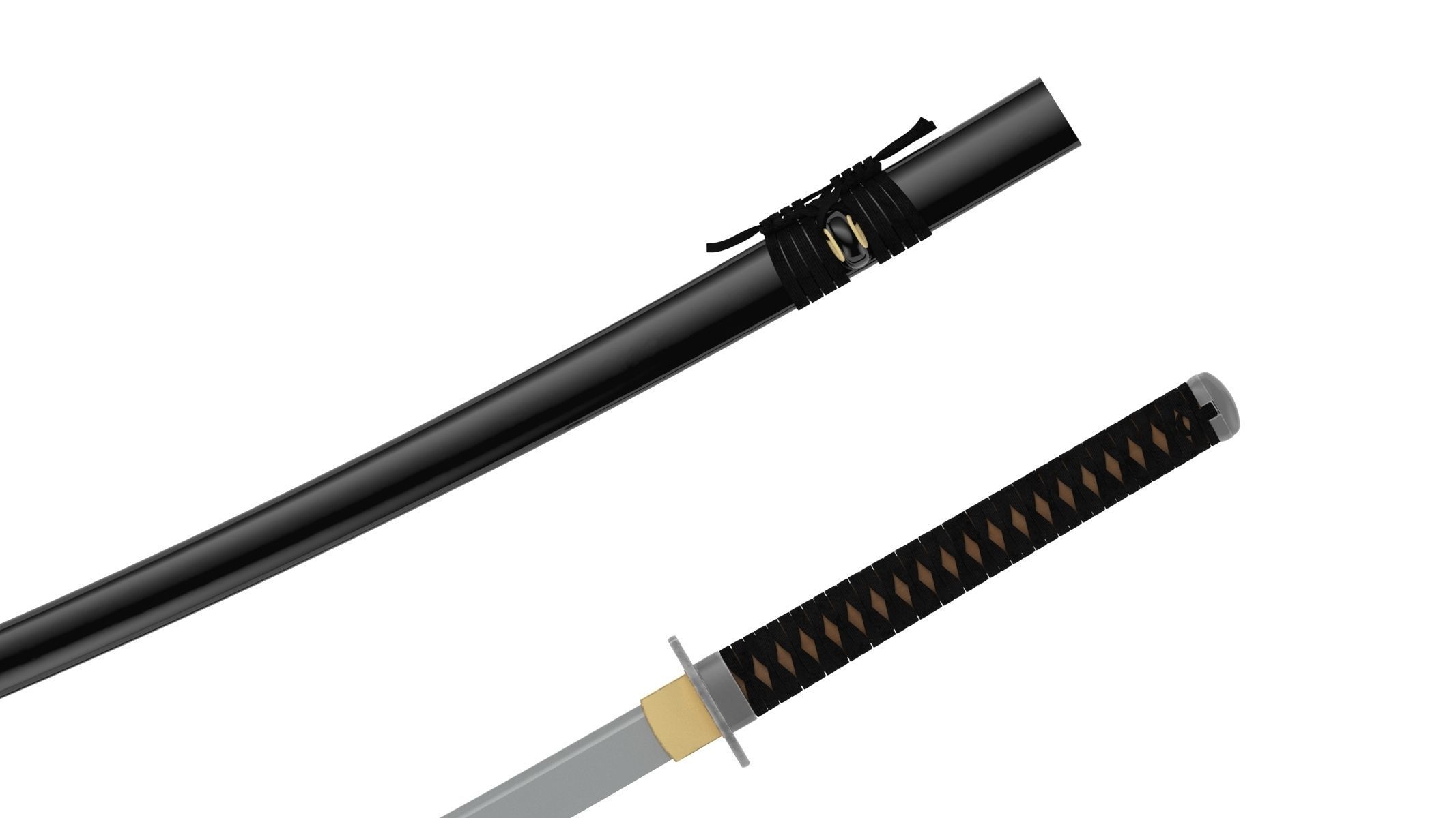 Iaito Sword 3D model_9