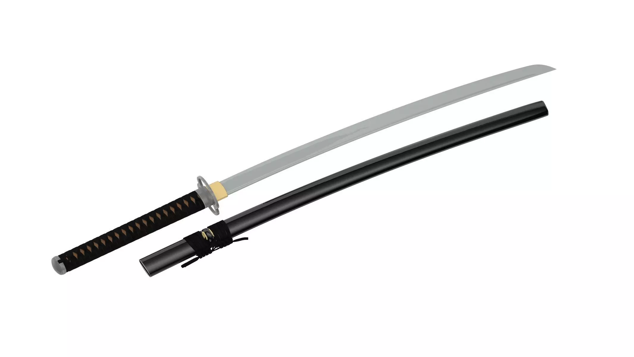 Iaito Sword 3D model_0