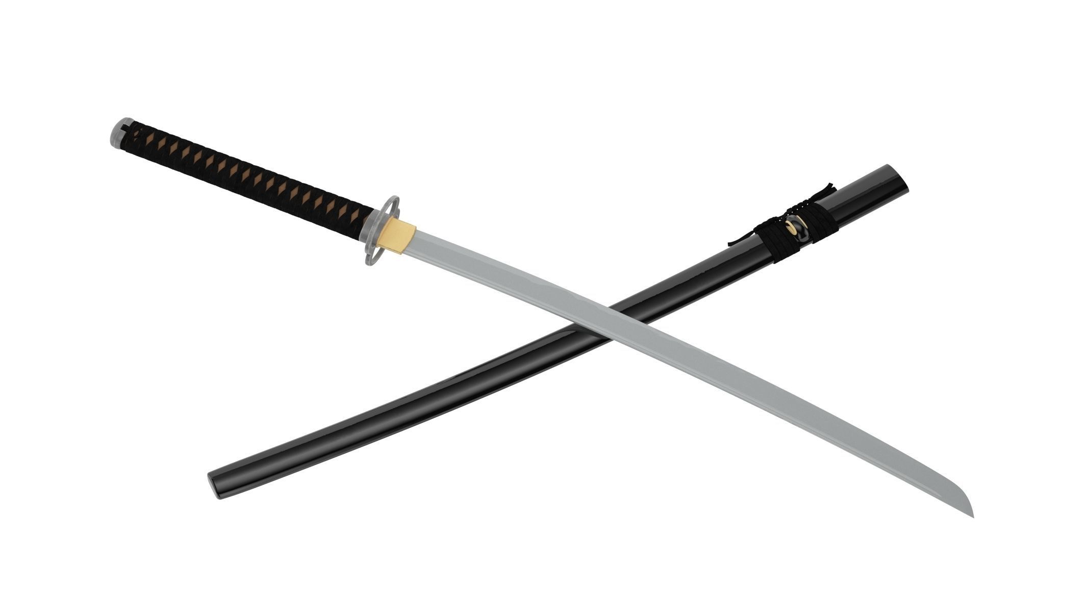 Iaito Sword 3D model_4