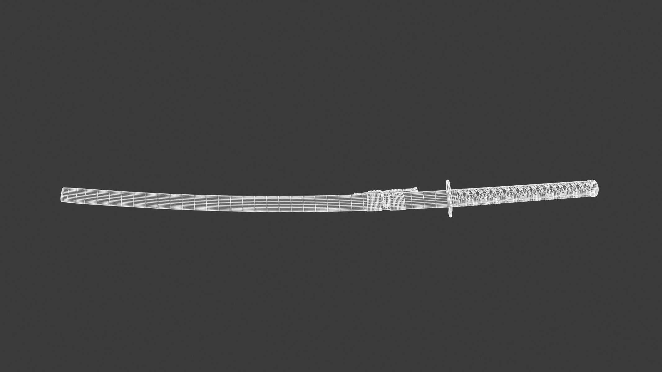 Iaito Sword 3D model_13