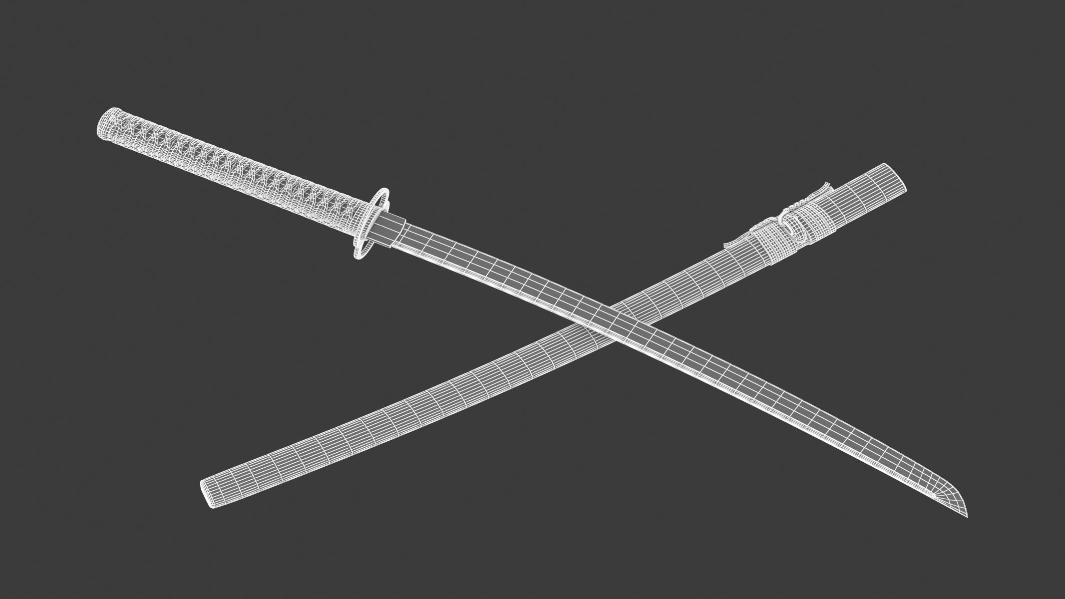 Iaito Sword 3D model_14