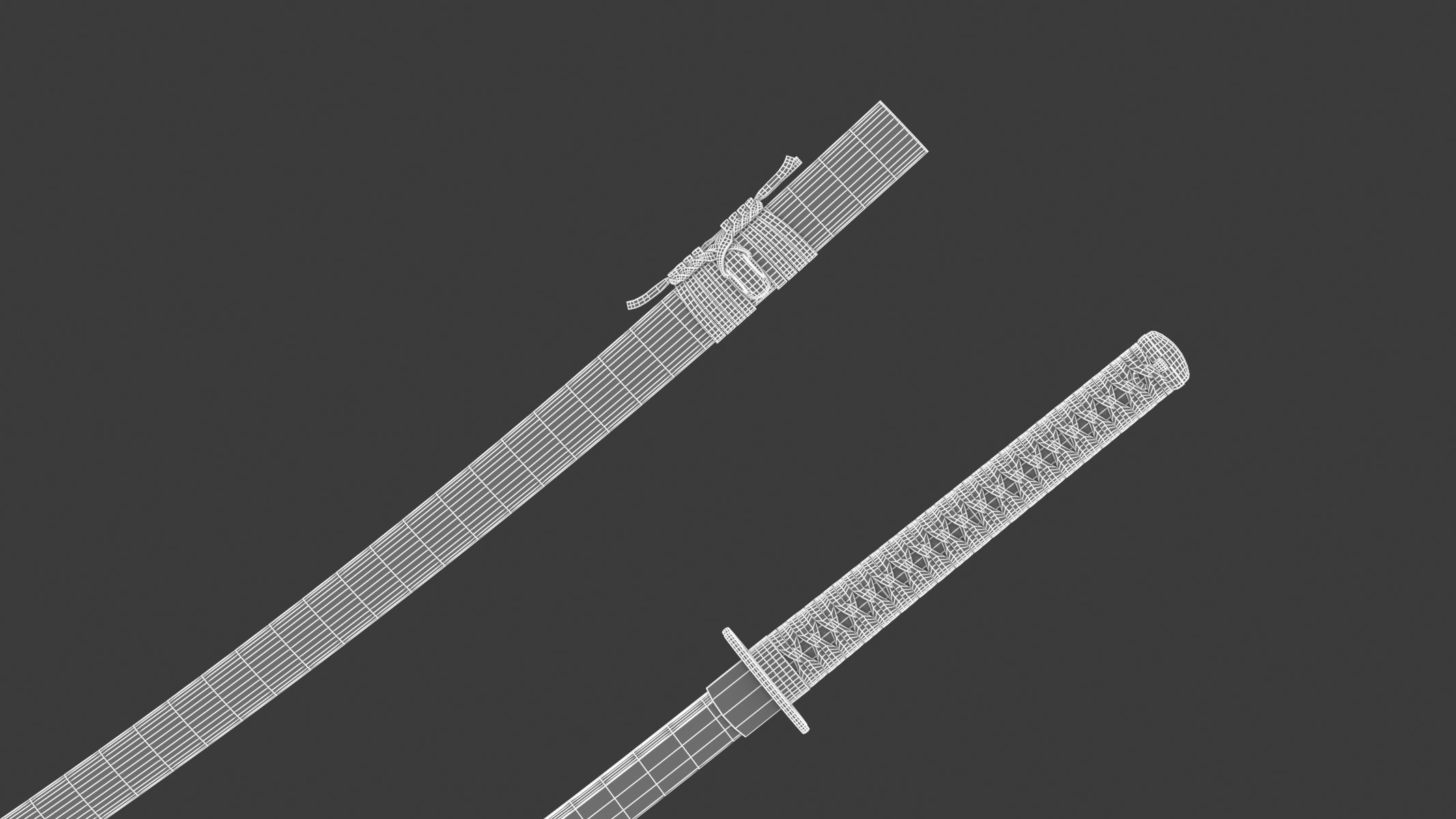 Iaito Sword 3D model_19