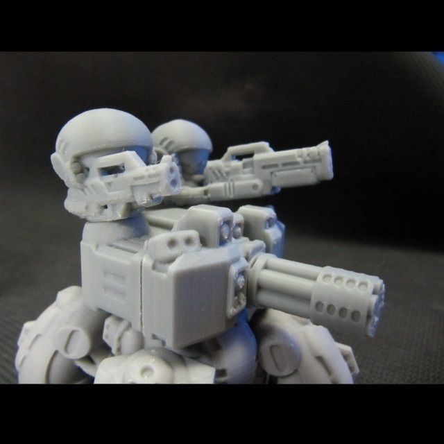 CHIBI-TECH SD - COLONIAL MK II HATCH GUNNER 3D print model_5