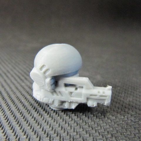 CHIBI-TECH SD - COLONIAL MK II HATCH GUNNER 3D print model_1