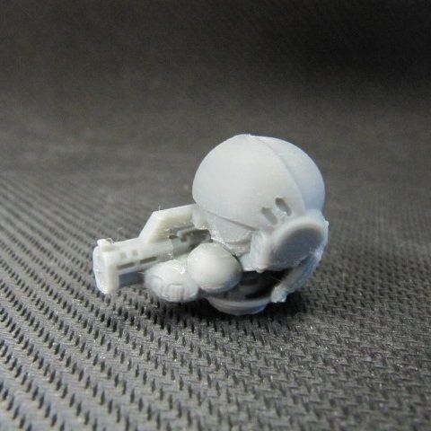 CHIBI-TECH SD - COLONIAL MK II HATCH GUNNER 3D print model_2