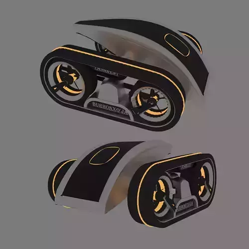 Drone transformer 3D model