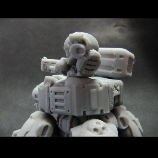 CHIBI-TECH SD - CORPORATION MK II RIFLE HATCH GUNNER 3D print model_7