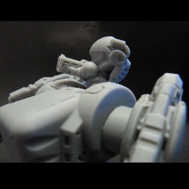 CHIBI-TECH SD - CORPORATION MK II RIFLE HATCH GUNNER 3D print model_11