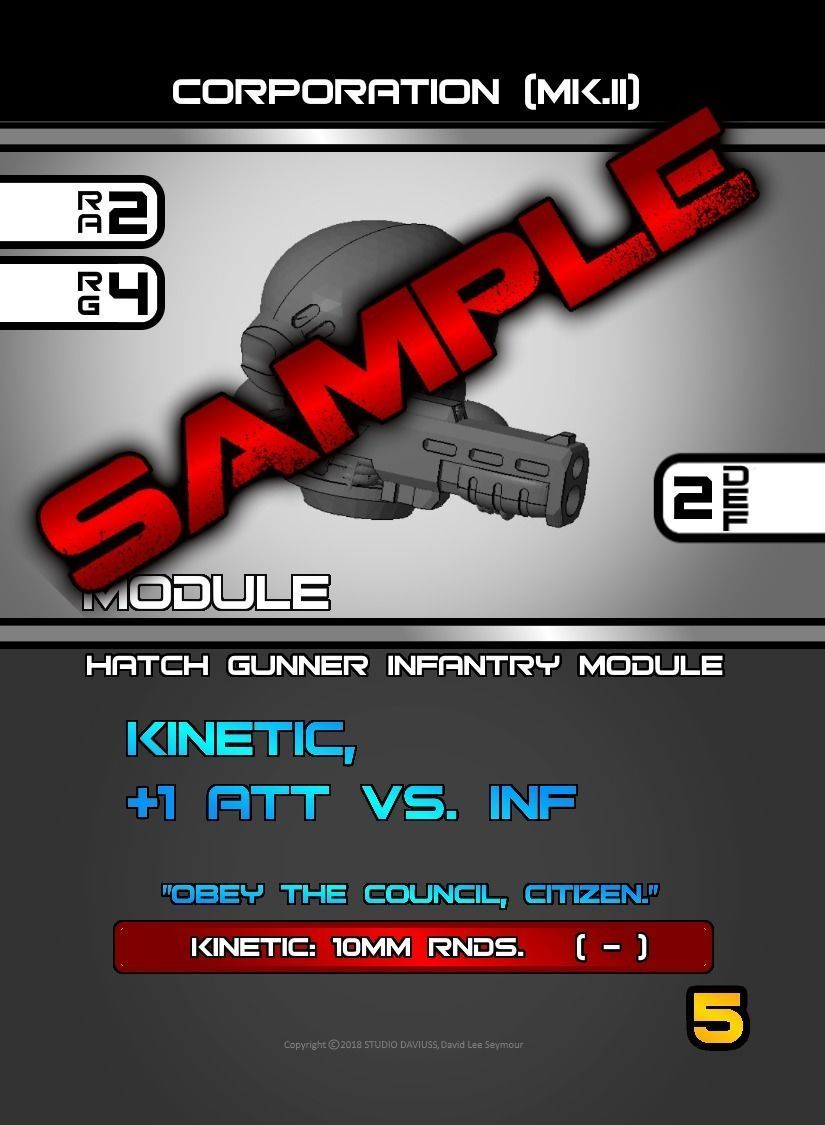 CHIBI-TECH SD - CORPORATION MK II RIFLE HATCH GUNNER 3D print model_22
