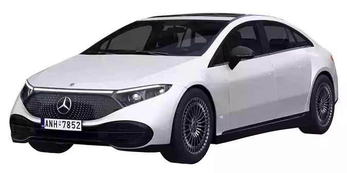 Mercedes-Benz EQS 3D model Mercedes-Benz EQS 3D model