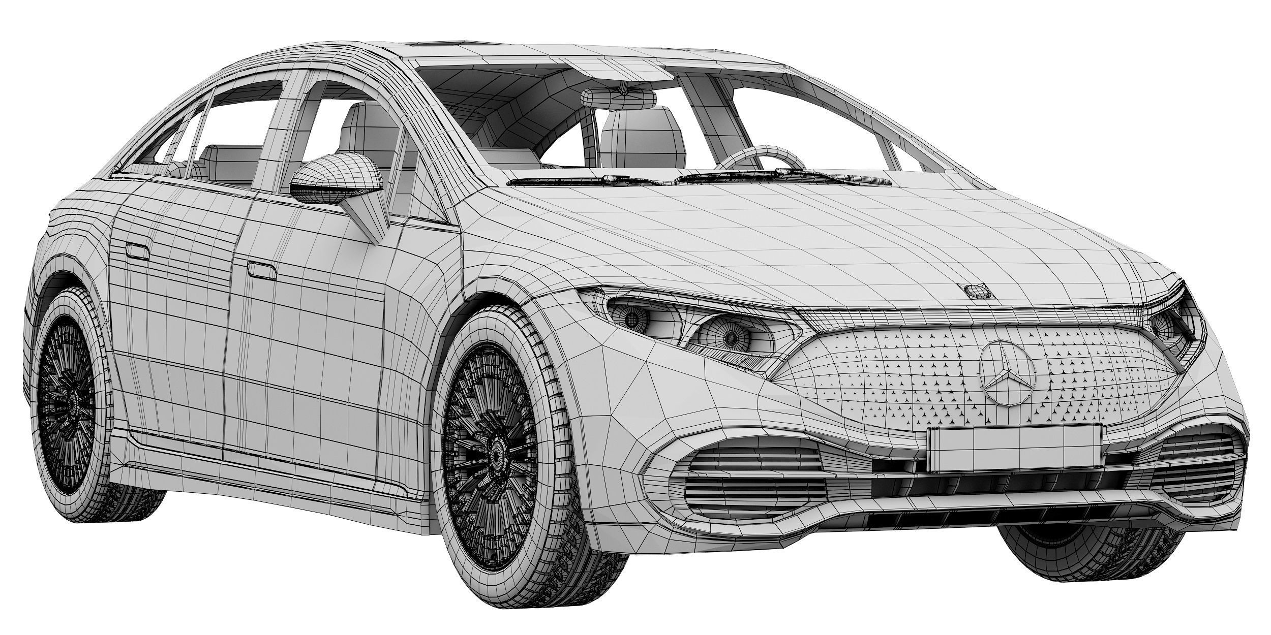 Mercedes-Benz EQS 3D model_14