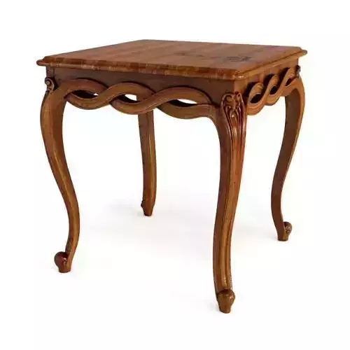 Antique Wooden Table 3D model