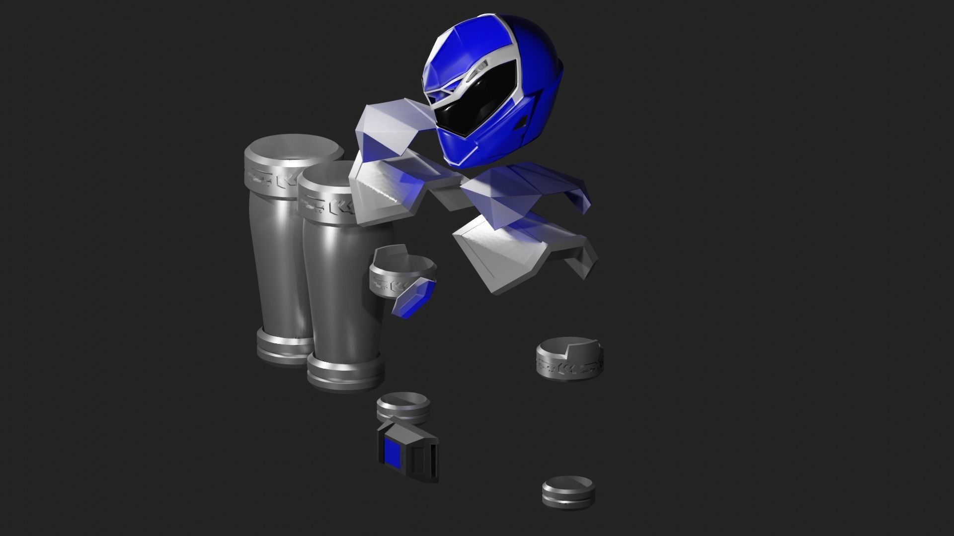 Kiramager Blue 3D Fullset 3D print model_8