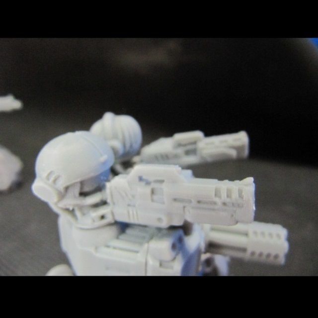 CHIBI-TECH SD - COLONIAL MK IV SMG HATCH GUNNER 3D print model_7