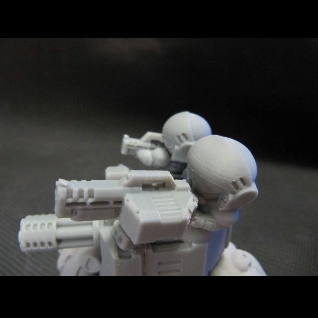CHIBI-TECH SD - COLONIAL MK IV SMG HATCH GUNNER 3D print model_5