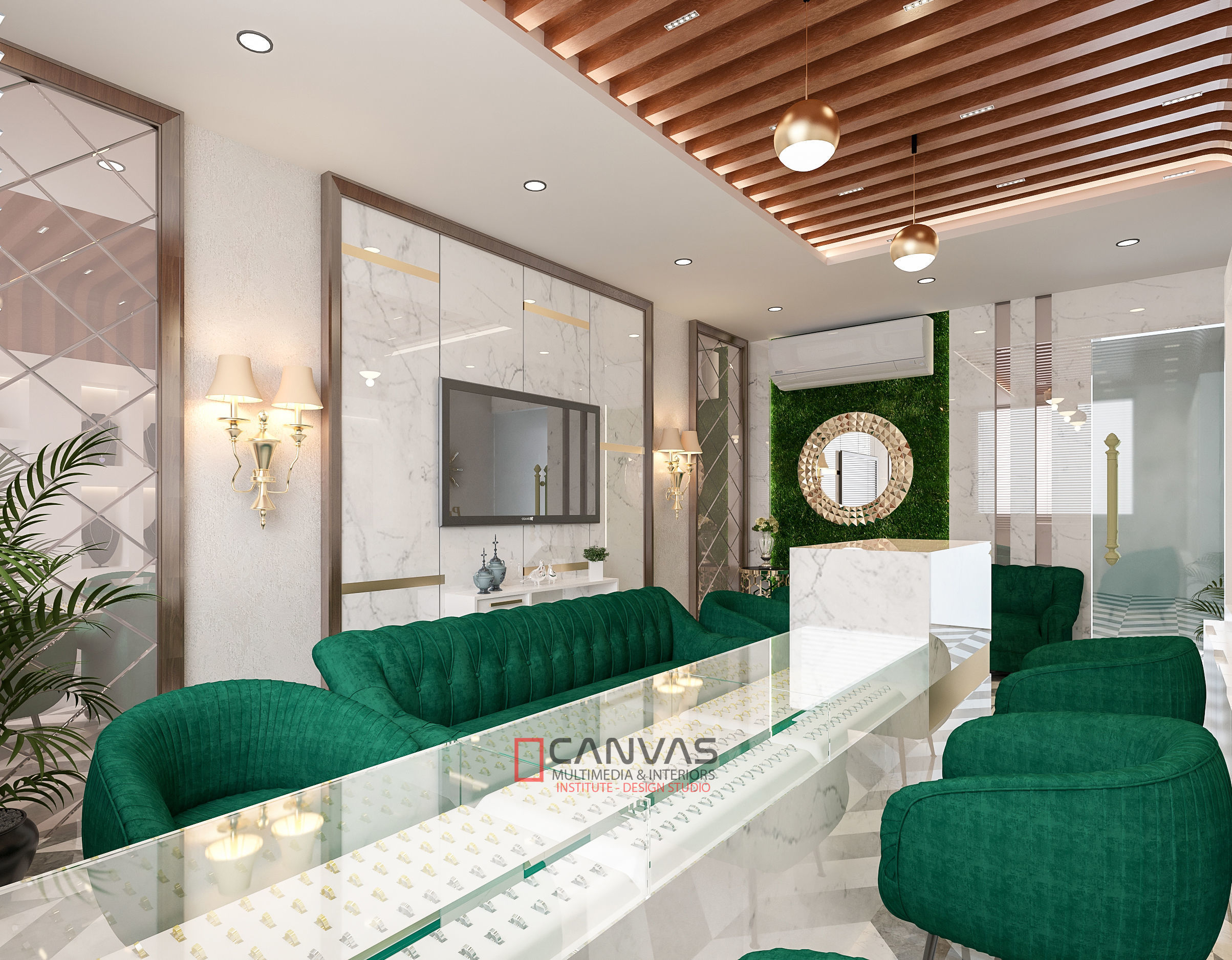 Jewellery Showroom in 3Ds Max and V-ray 3D model_1