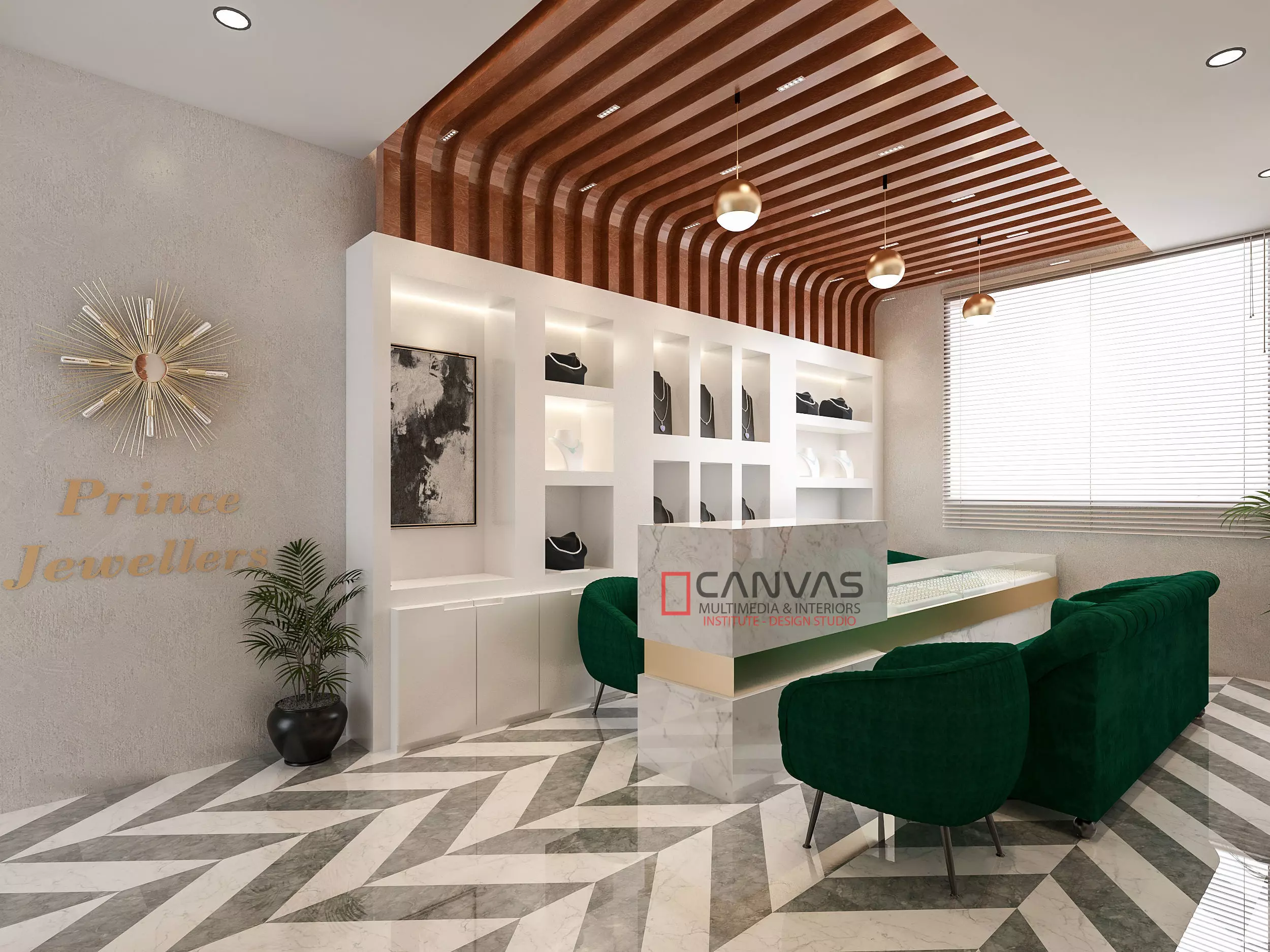 Jewellery Showroom in 3Ds Max and V-ray 3D model_0