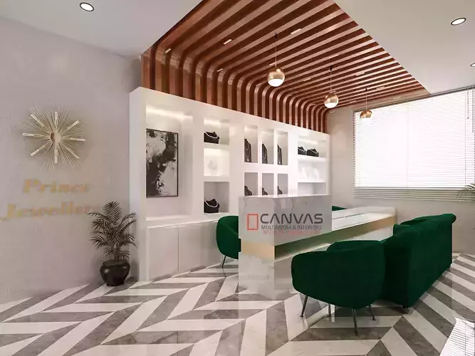 Jewellery Showroom in 3Ds Max and V-ray