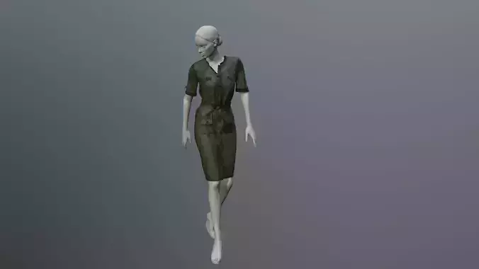 Military Dress  3D model