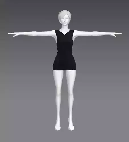 Woman Clothing T-Pose 331