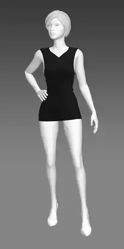 Woman Clothing Pose 332