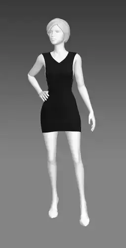 Woman Clothing Pose 335