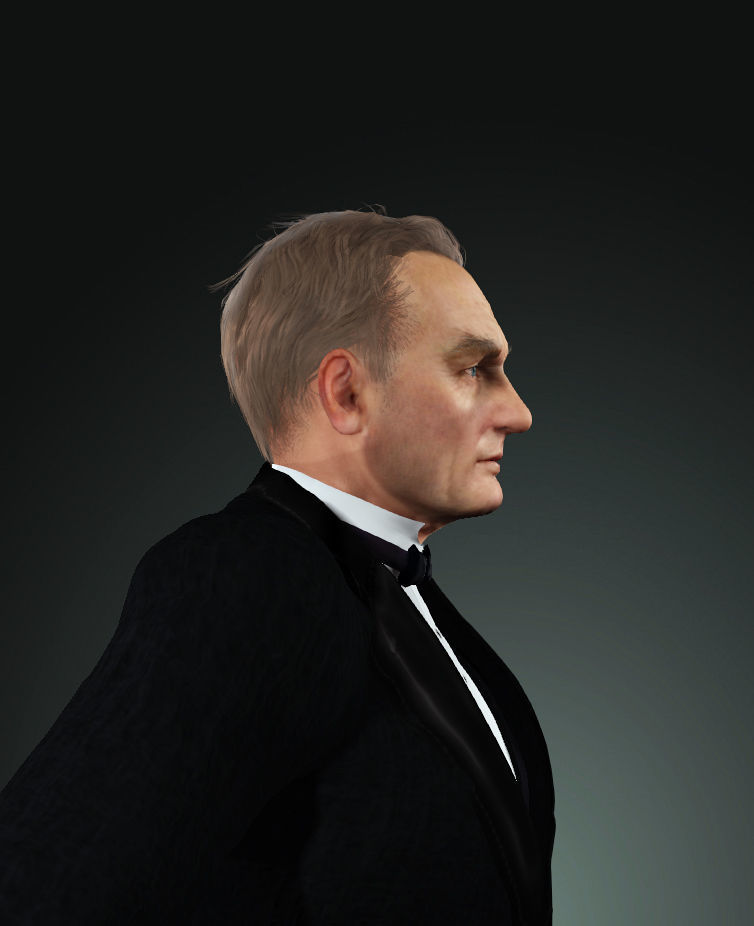 Ataturk  Character Model  3D model_2