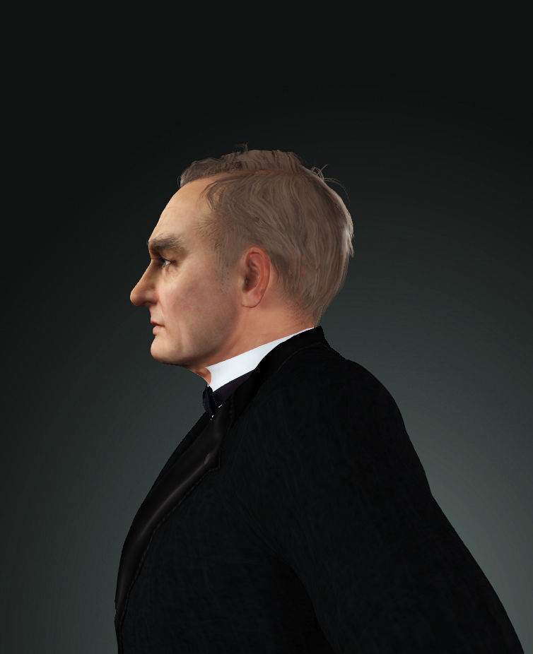 Ataturk  Character Model  3D model_3