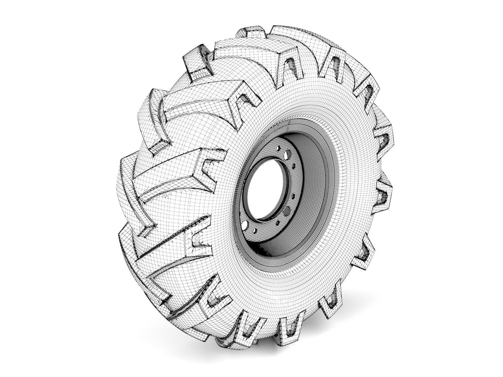 Wheel 24 3D model_1