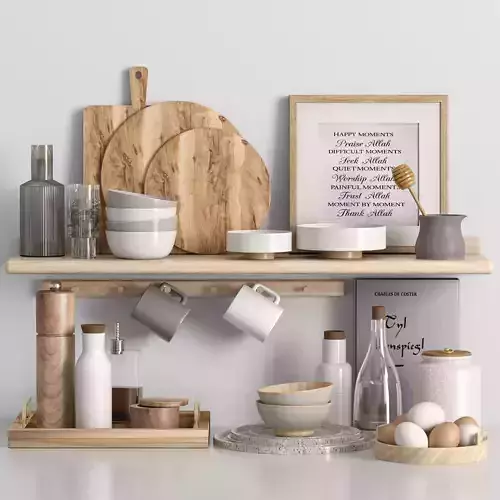 kitchen accessories 006 3D model