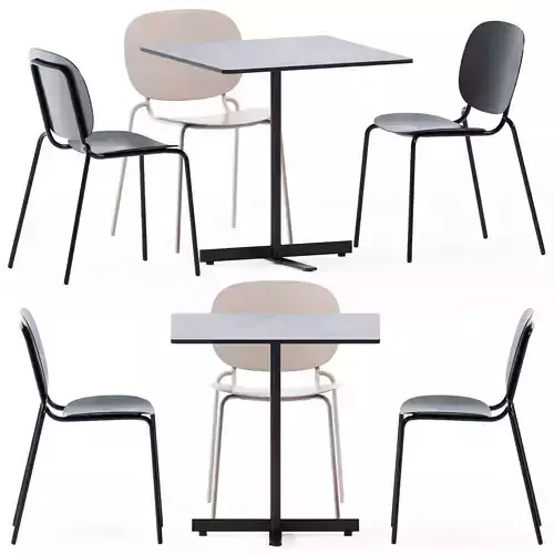 Square Table People by Alma Design