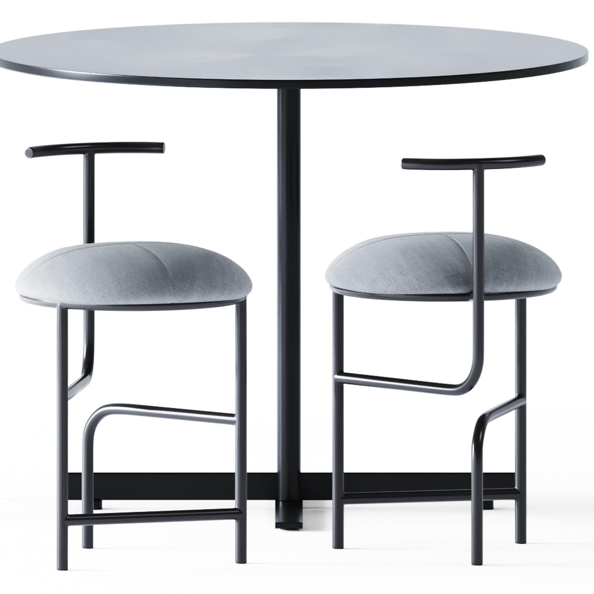 Round Table People by Alma Design 3D model_3