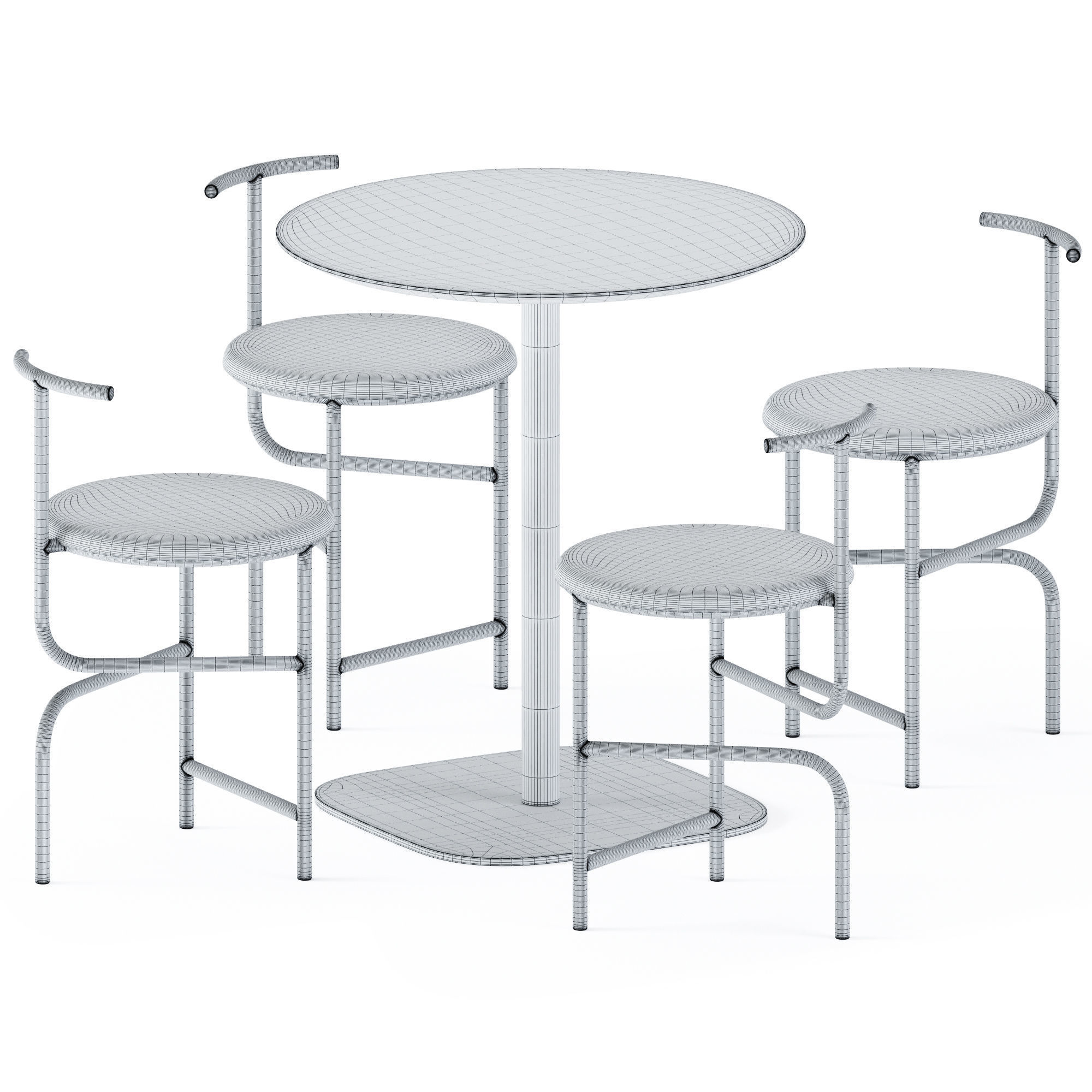 Round Table Vermu by Zeitraum 3D model_6