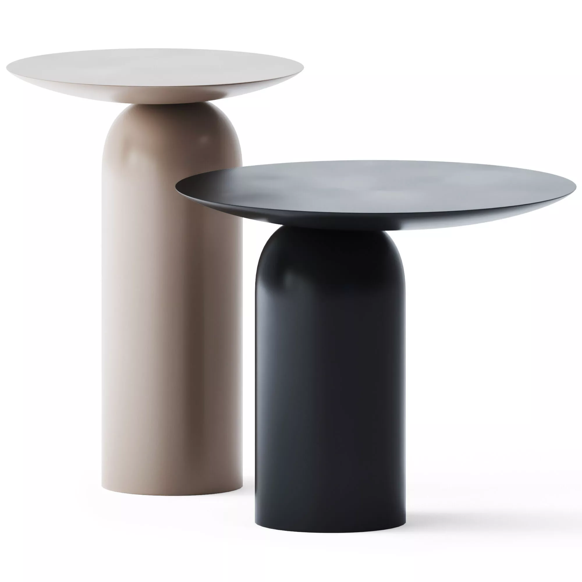 Metal Side Table Disco by Basta 3D model