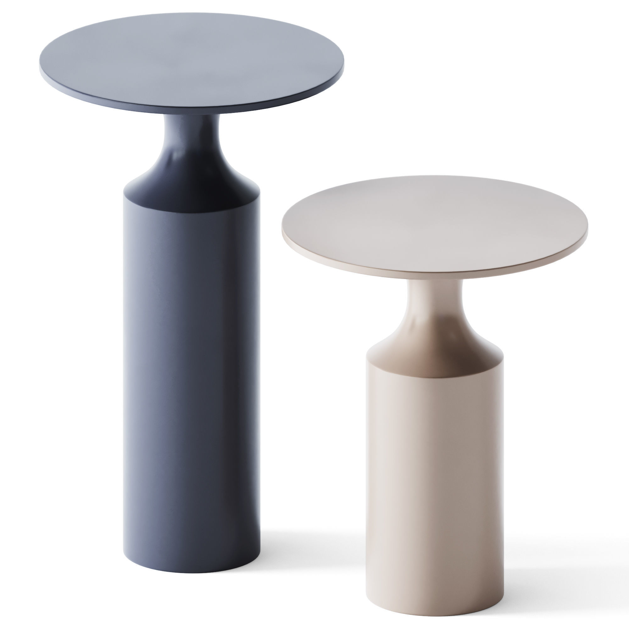 Metal Coffee Table Valter Brass by Crate and Barrel 3D model_1