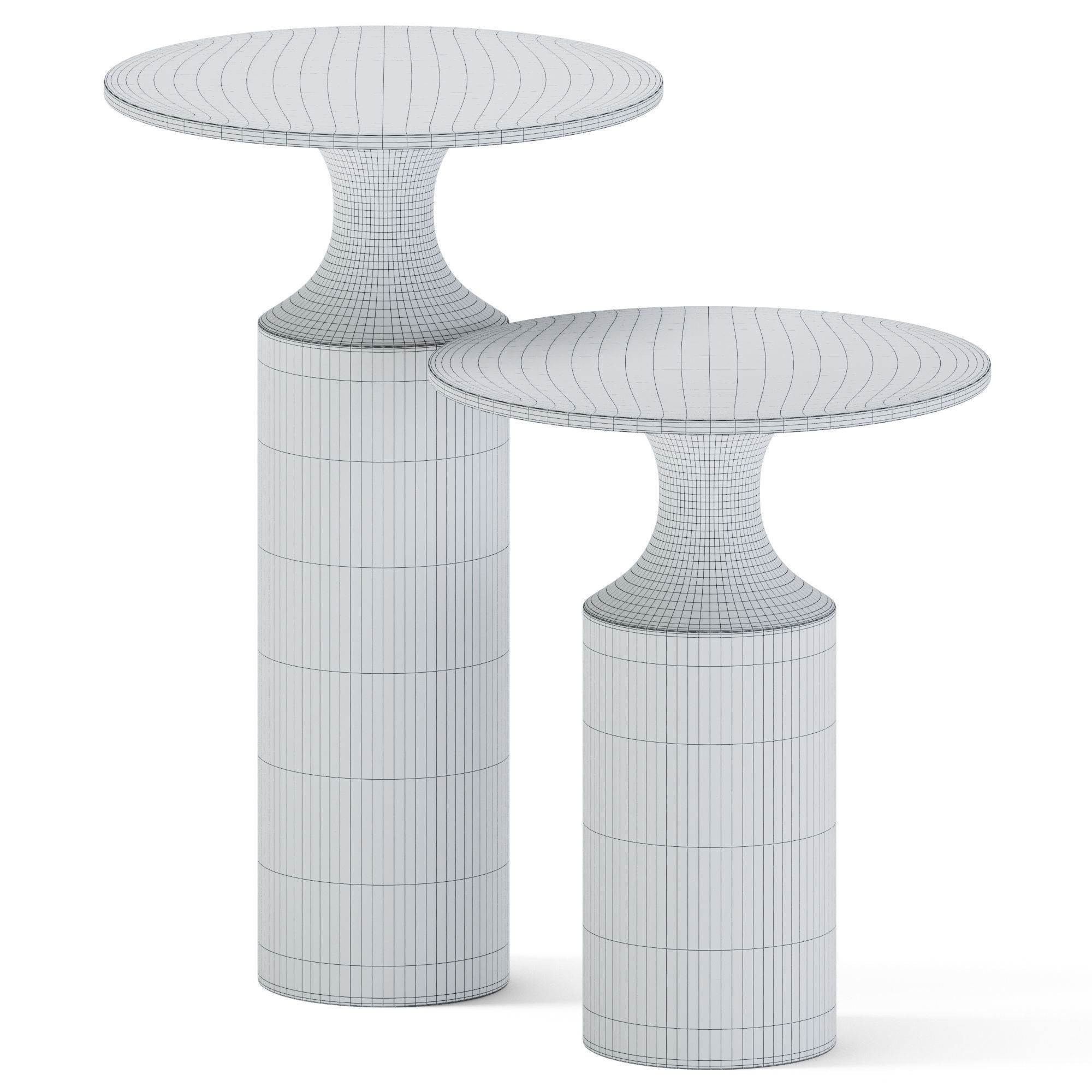 Metal Coffee Table Valter Brass by Crate and Barrel 3D model_2