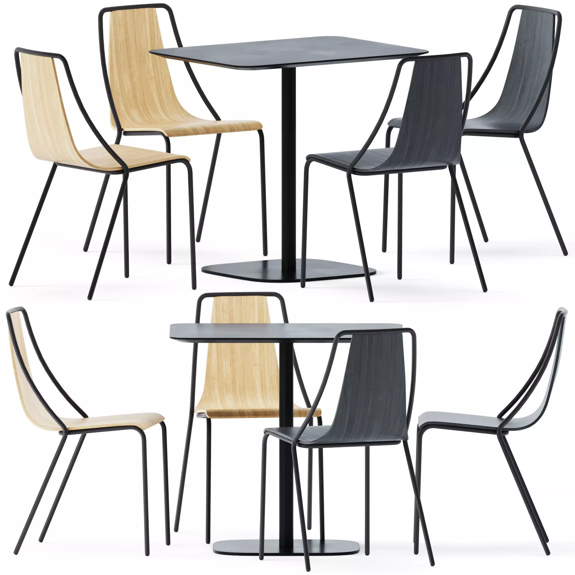 Rectangular Table Vermu by Zeitraum 3D model_0