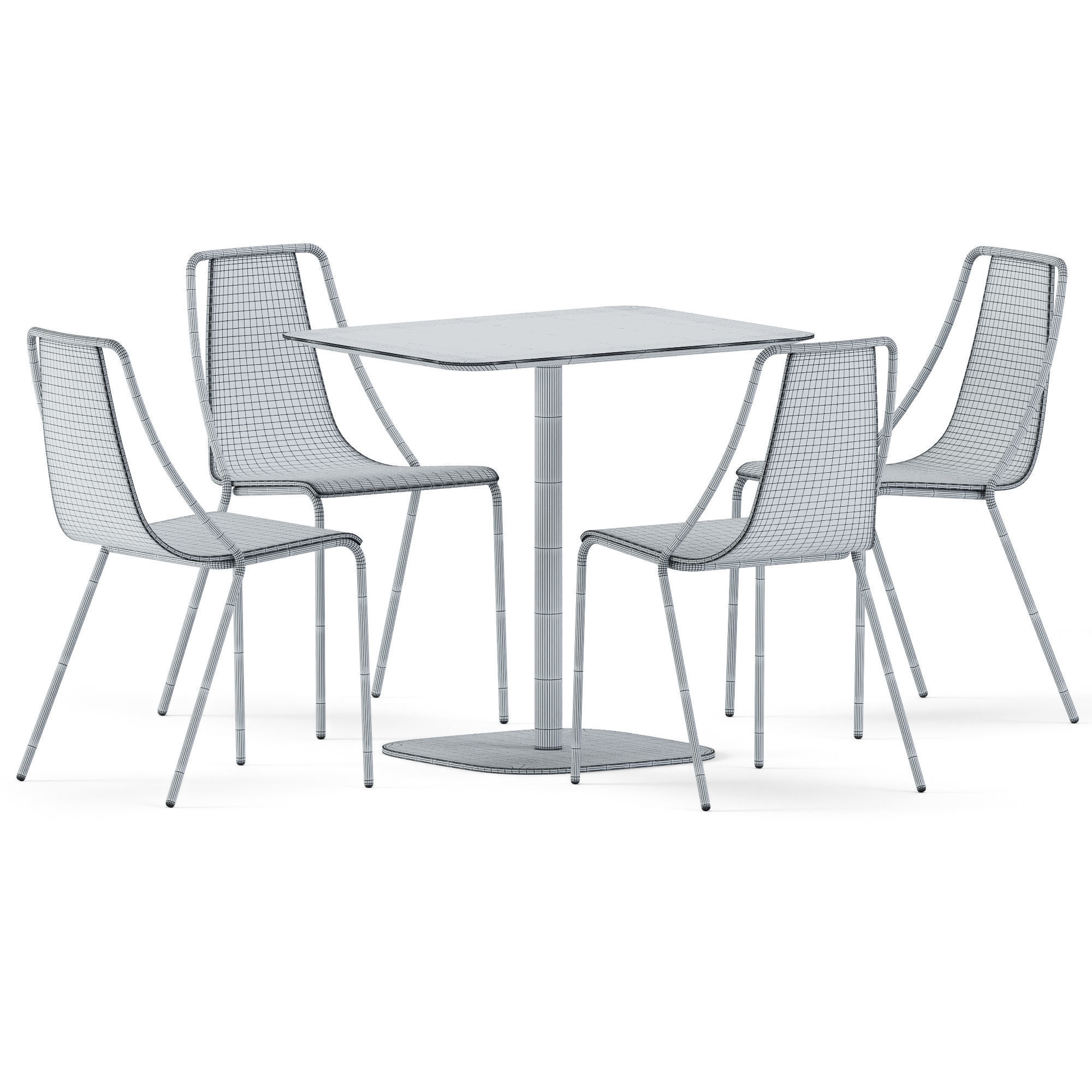 Rectangular Table Vermu by Zeitraum 3D model_5