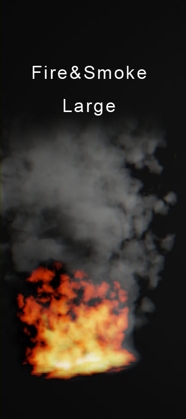 Fire and Smoke Pro Low-poly 3D model_6