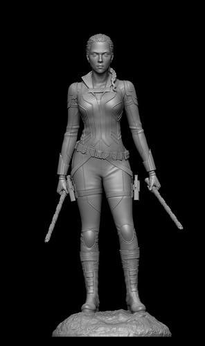 Black Widow 2021 fan art custom sculpt  3D print model