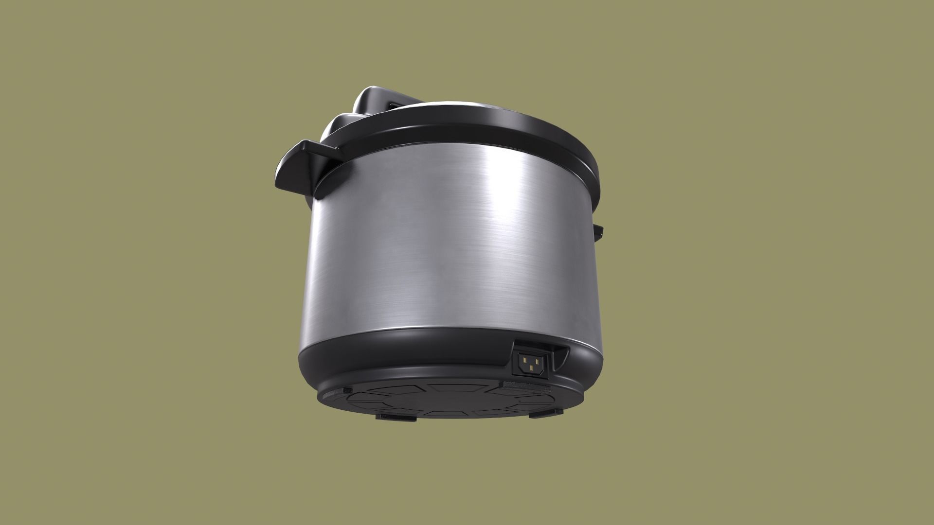 Pressure Cooker Low-poly 3D model_6