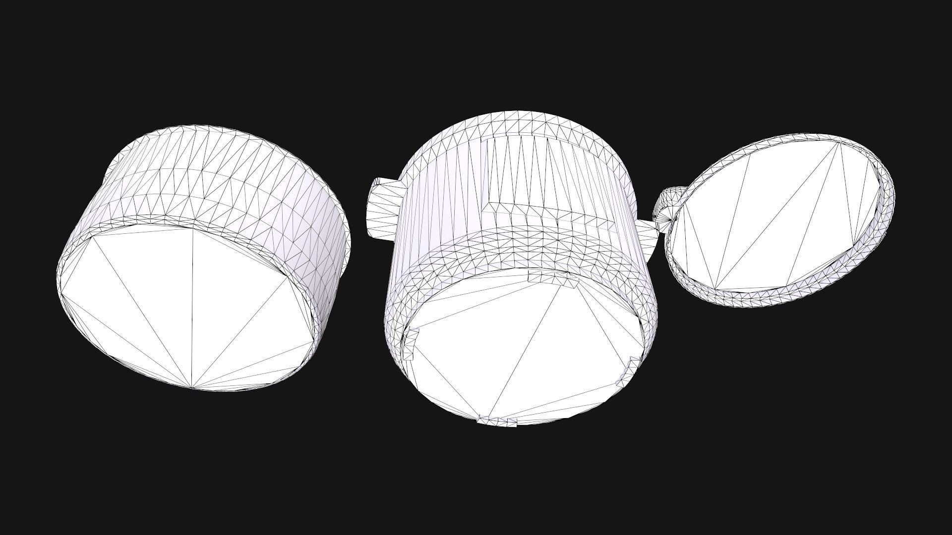 Pressure Cooker Low-poly 3D model_11