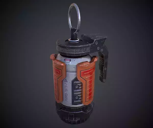 Scifi Grenade PBR