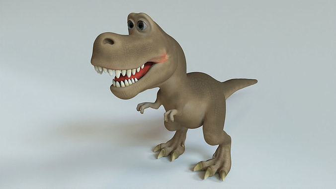 T-Rex animated t - rex dinosaur 3D model