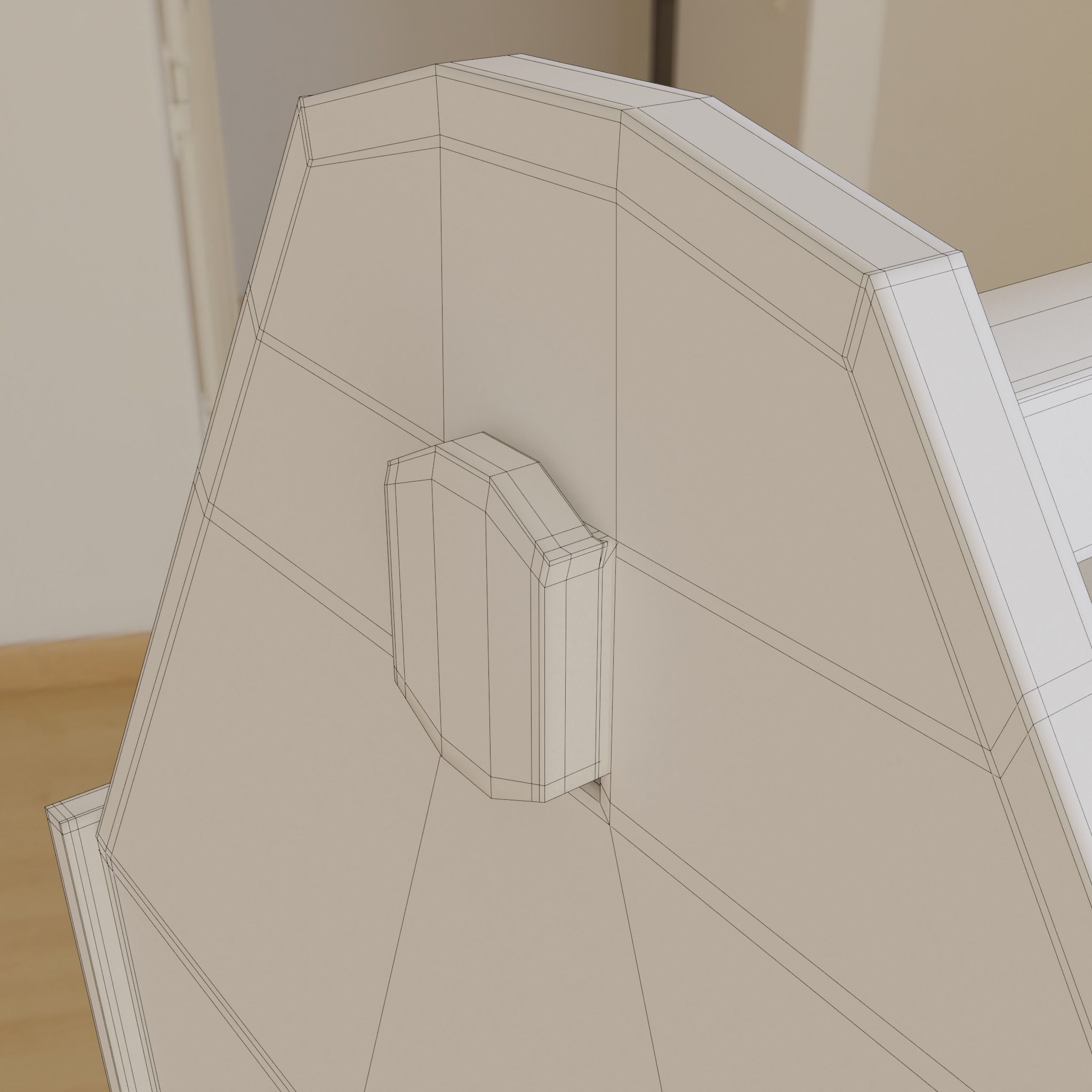 Wooden Basket 3D model_10