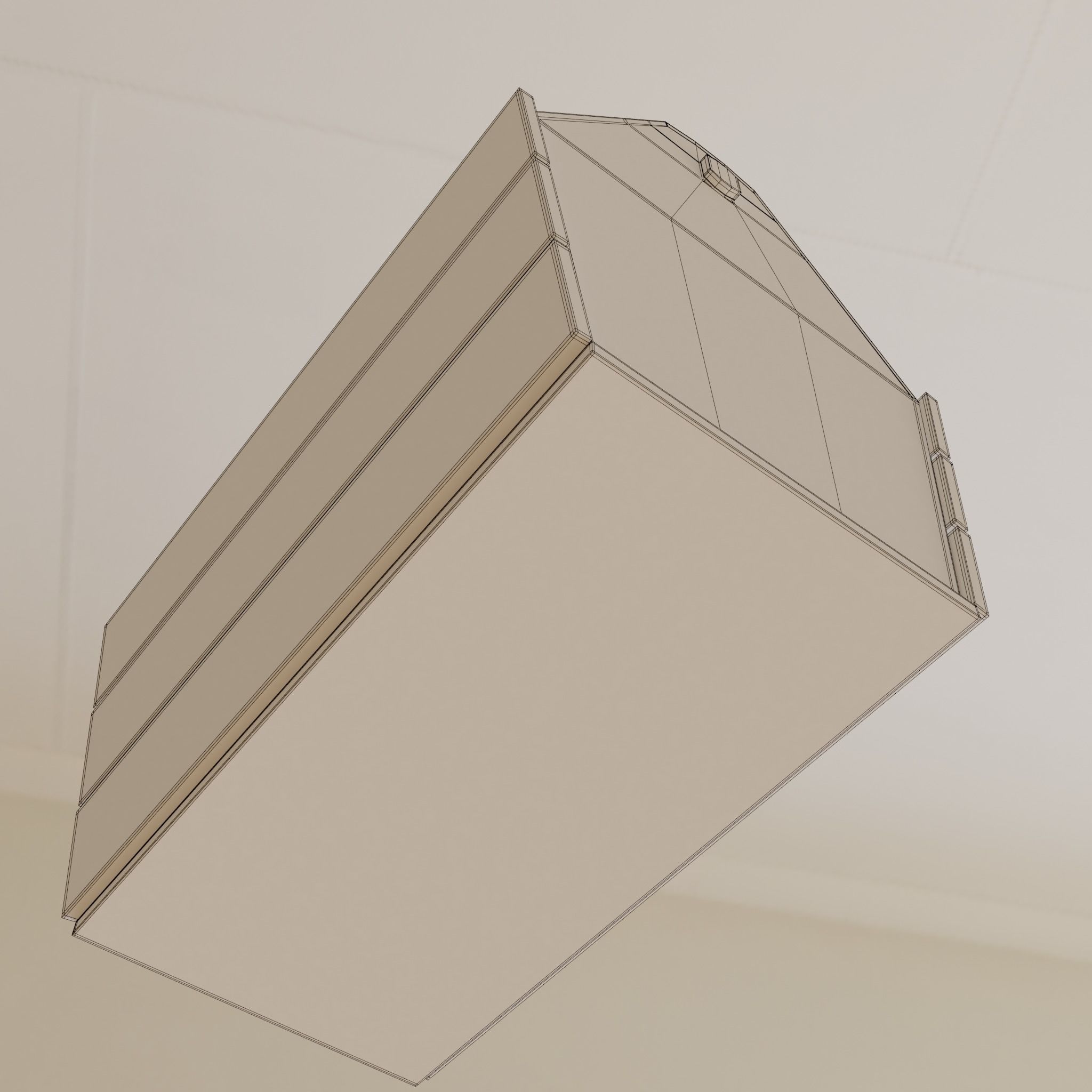 Wooden Basket 3D model_12