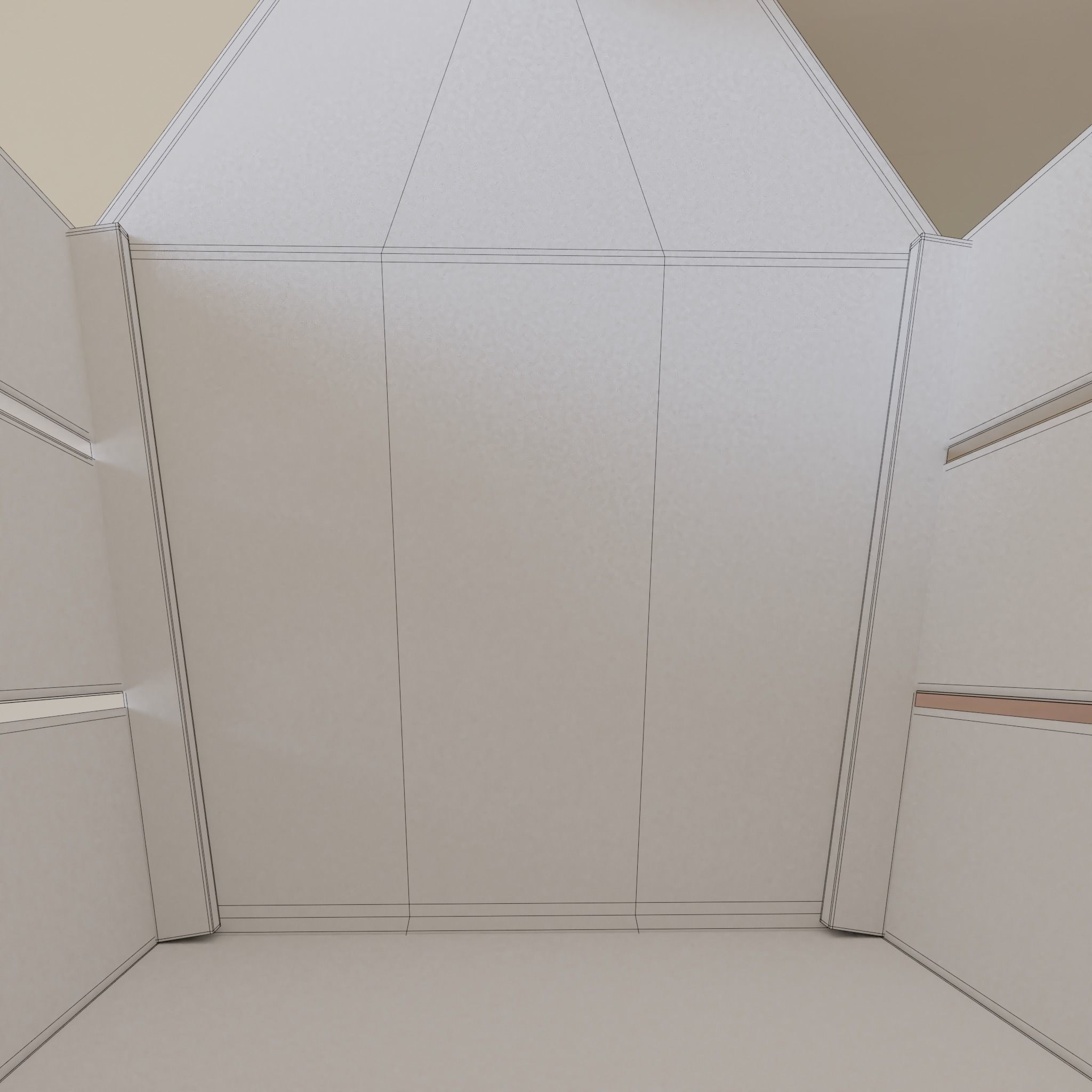 Wooden Basket 3D model_8