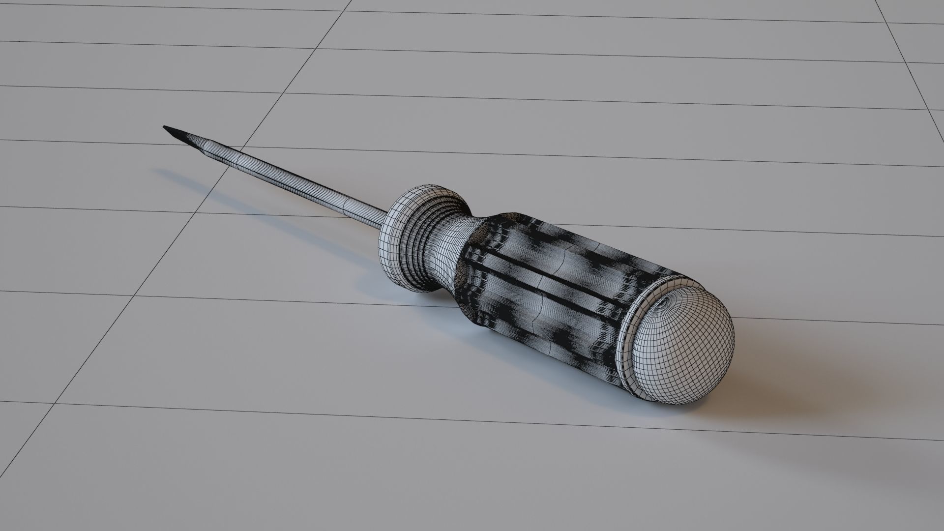 Screwdriver knob 3D model_11